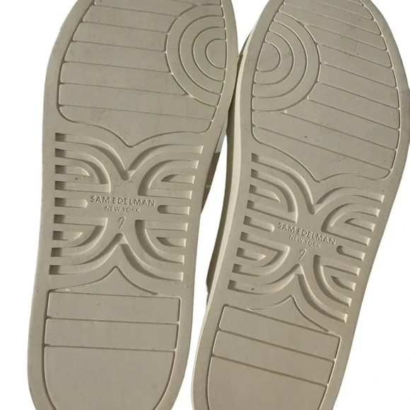 ✨ Sam Edelman Ethyl Gold Metallic Lace‎ Up Sneakers 👟 Size 7 Casual Chic - Picture 5 of 5